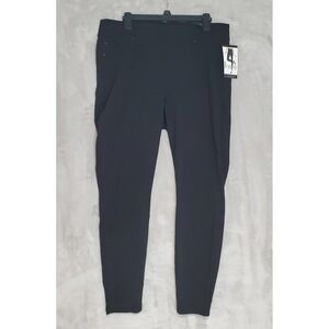 Liverpool Leggings Pants Womens 18W Plus Skinny  Stretch Jegging Black Ponte NWT